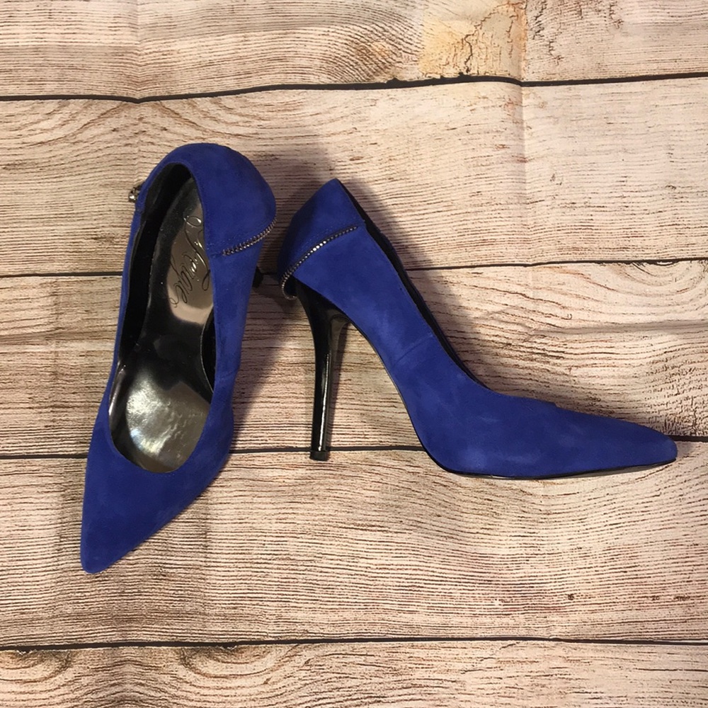 Fergie suede stiletto shoes